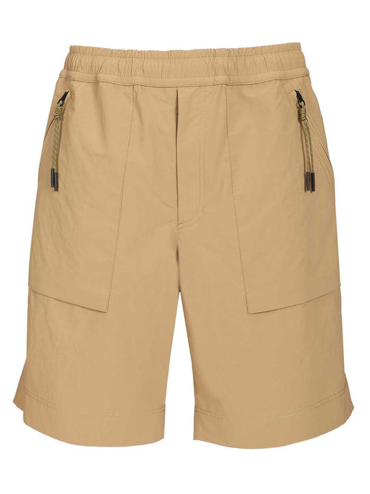 Froissé Technical Shorts Trousers Beige