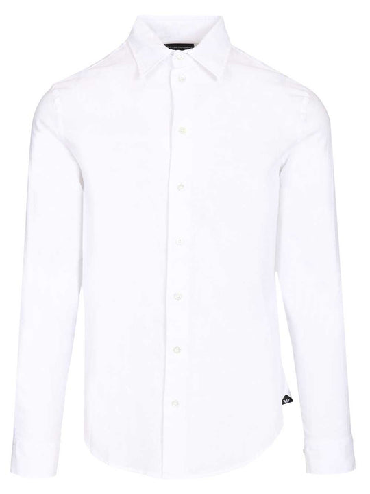 Linen And Cotton Shirt Shirts White
