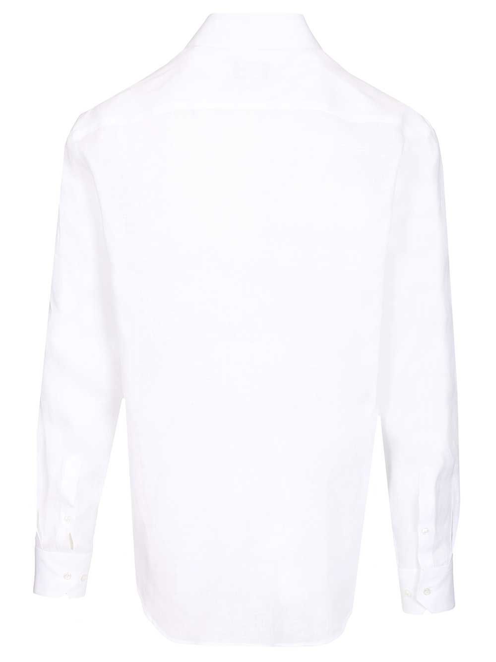 Giorgio Armani Classic Linen Shirt Shirts - White | adb662f79ec82d070ac10504dad7b5b867f4f7e3
