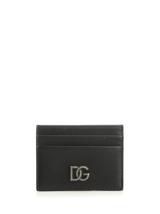 Calfskin Card Holder Small Leather Goods Black