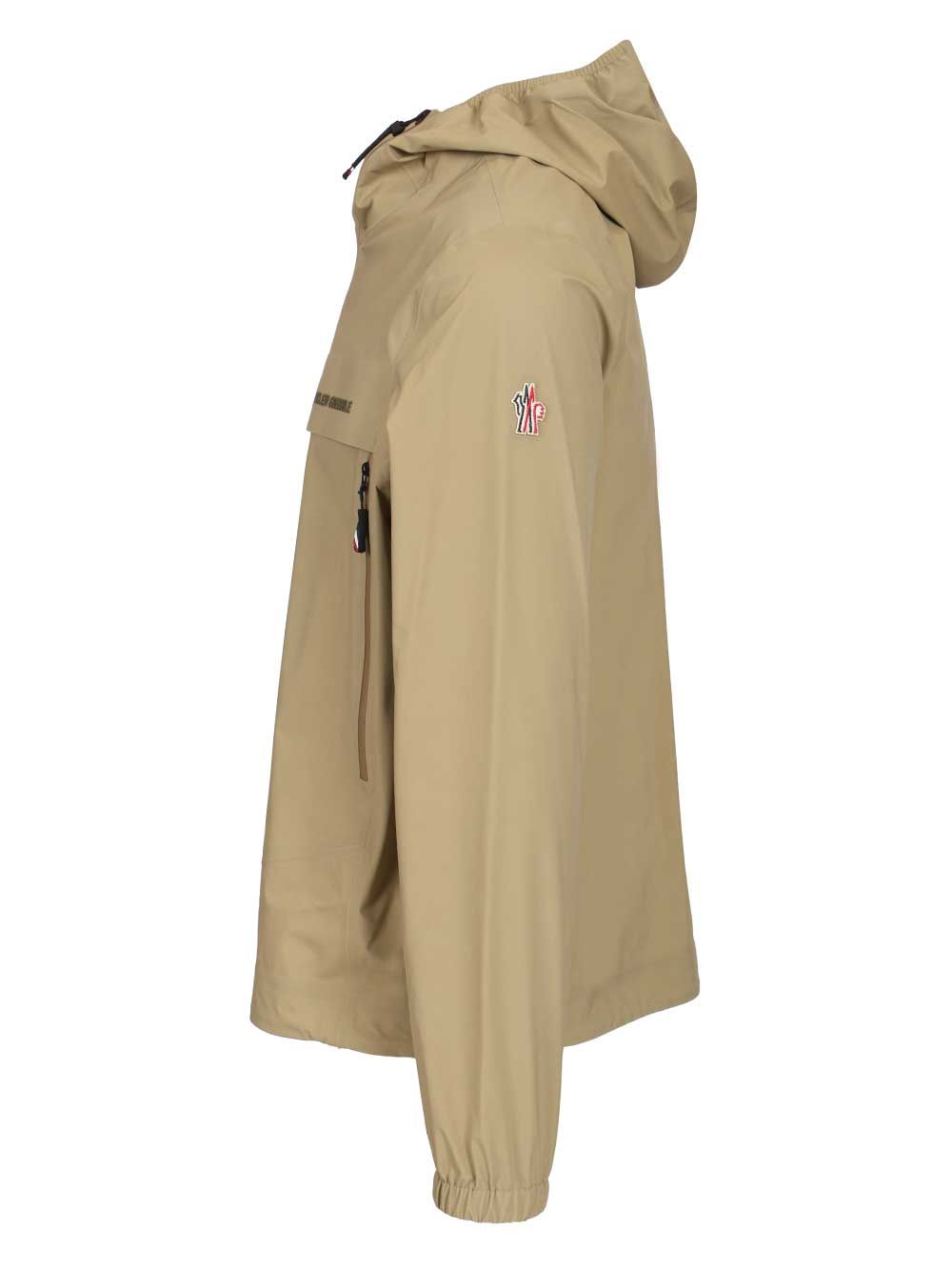 Moncler Grenoble Shipton Hooded Jacket Jackets - Beige | be043fe49d4736509eab5a80a1dd4c6219775367