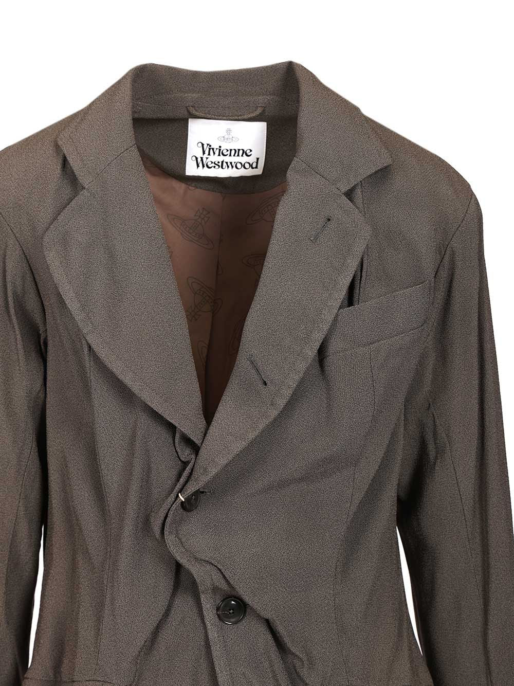 Vivienne Westwood Straight Inferno Jacket Jackets - Grey | 5ace1d0c9d242f4e68d64c740f4ddf47cdabfcaf
