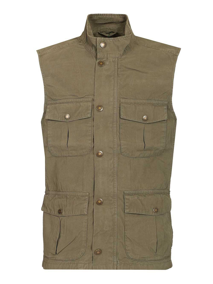Barbour Corbridge Casual Vest Jackets - Green | e01d86c9febf922f07adb41a0f99ba74014dfd18