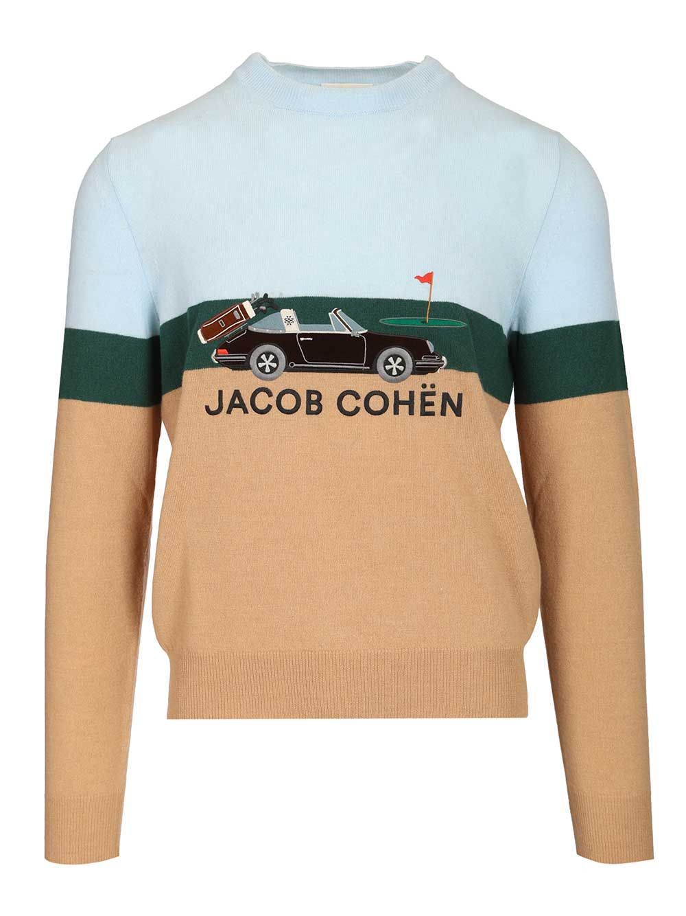 Jacob Cohen Wool And Cashmere Sweater Knitwear - Multicolor | e9dc8a7e788f2d61635d26e4743dcc6fef15d443