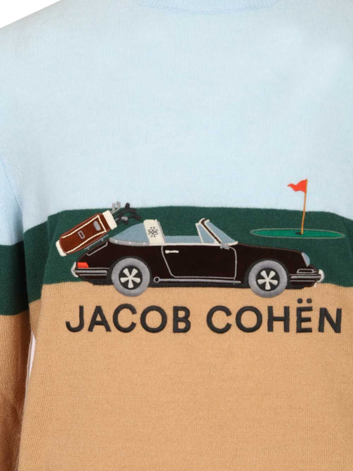 Jacob Cohen Wool And Cashmere Sweater Knitwear - Multicolor | c443fd0501e034dba18a5f9bcecbb5f79031acf3
