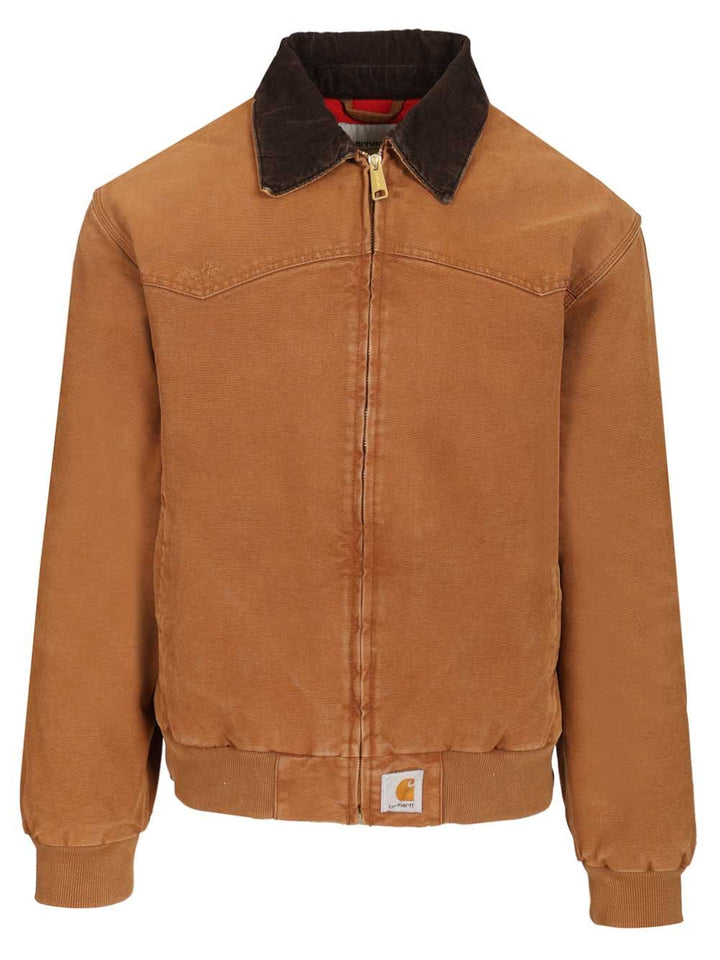 Carhartt Wip Og Santa Fe Jackets - Black | e78d46e3a52baf5868514c82dd356fa24a7600cc