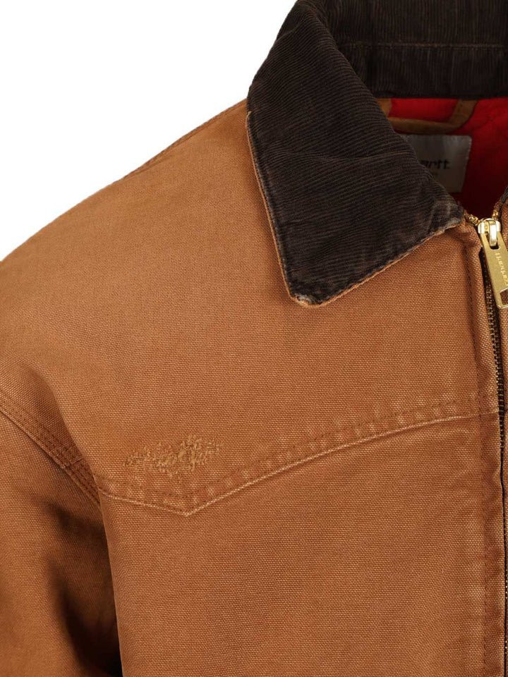 Carhartt Wip Og Santa Fe Jackets - Black | 53c6bb92cff9e10136b98b64166bf797aa1f72c6
