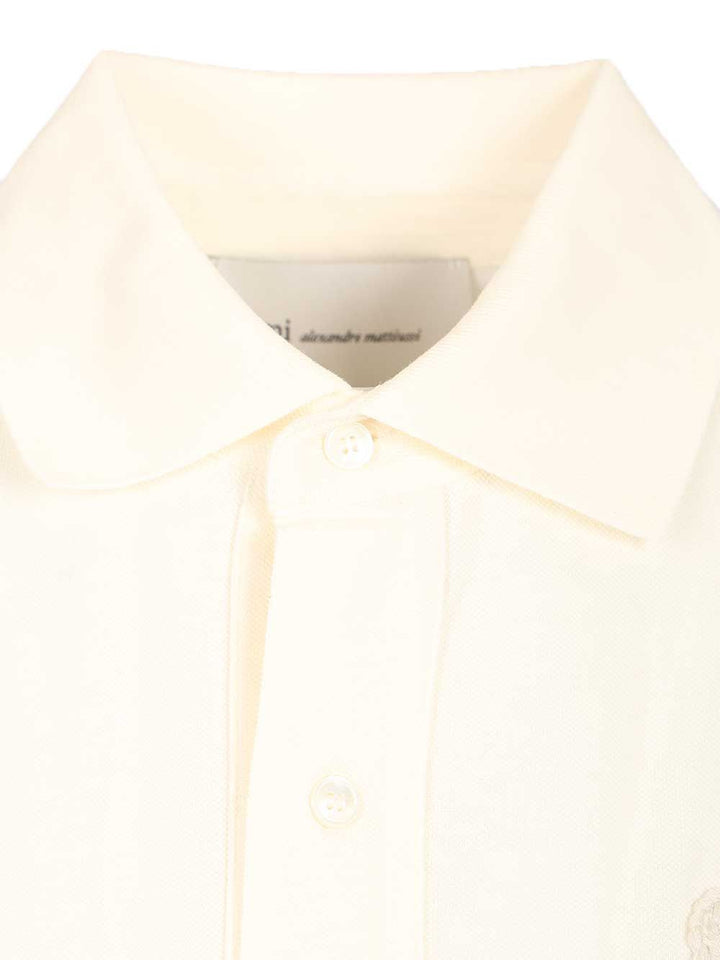Ami Ami De Coeur Polo shirt - White | ffe28844c8b302e12056376fd4976492d9220798
