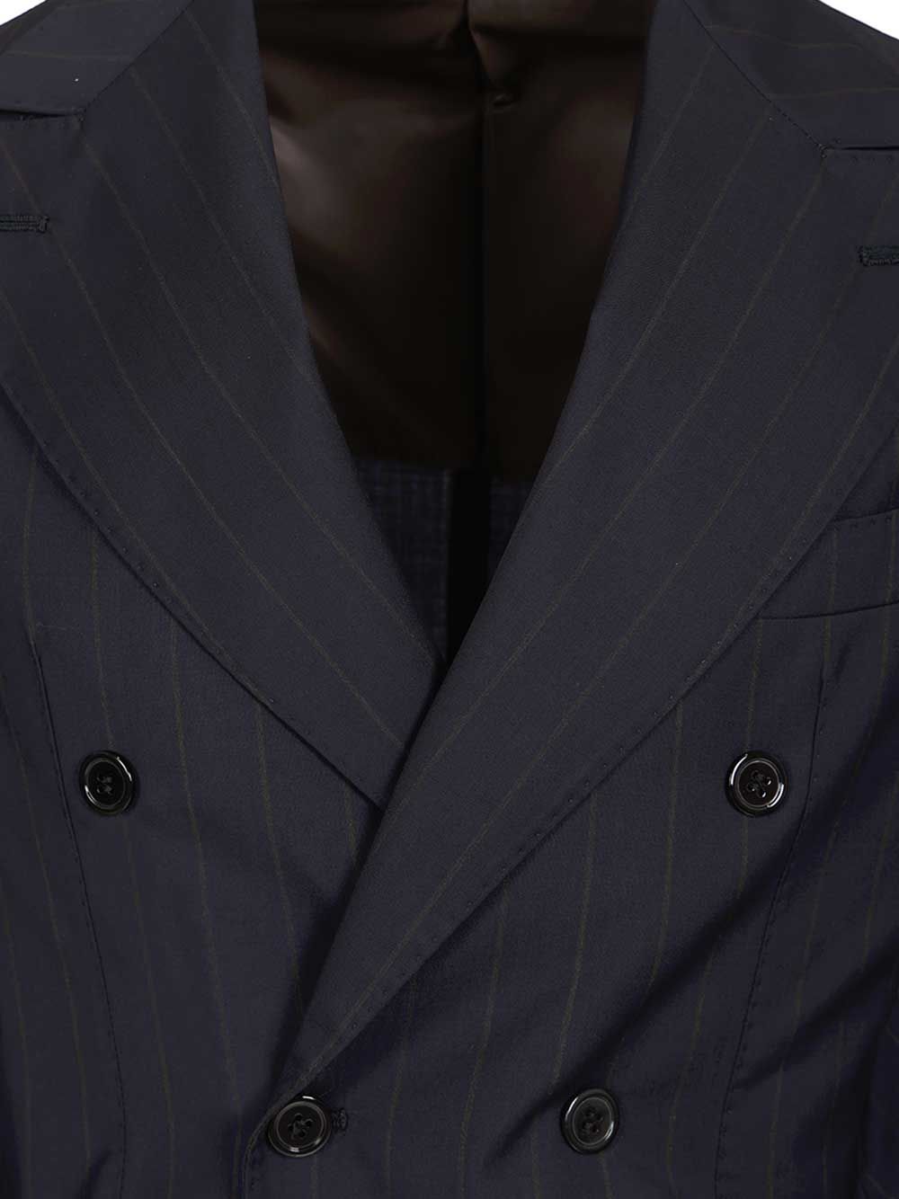 Al Duca D'Aosta Double-Breasted Pinstriped Suit Dresses - Blue | 8f2936a0ef2786a3eae20ad2e5095ea74f921a66