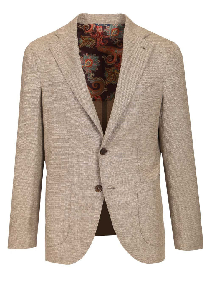 Al Duca D'Aosta Single-Breasted Blazer Jackets - Beige | 91be29f5293fcc8418f955000dbb97de9d419ccf