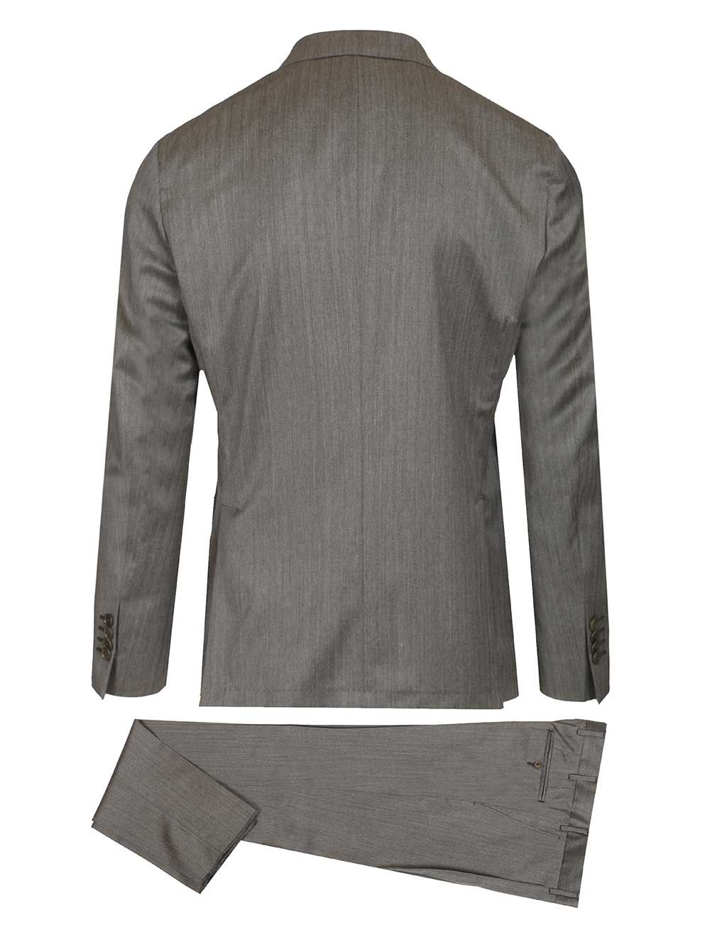 Al Duca D'Aosta Single-Breasted Suit Dresses - Grey | 0cd63198944314269b0fdb0b2aaaf8dcf57b2854