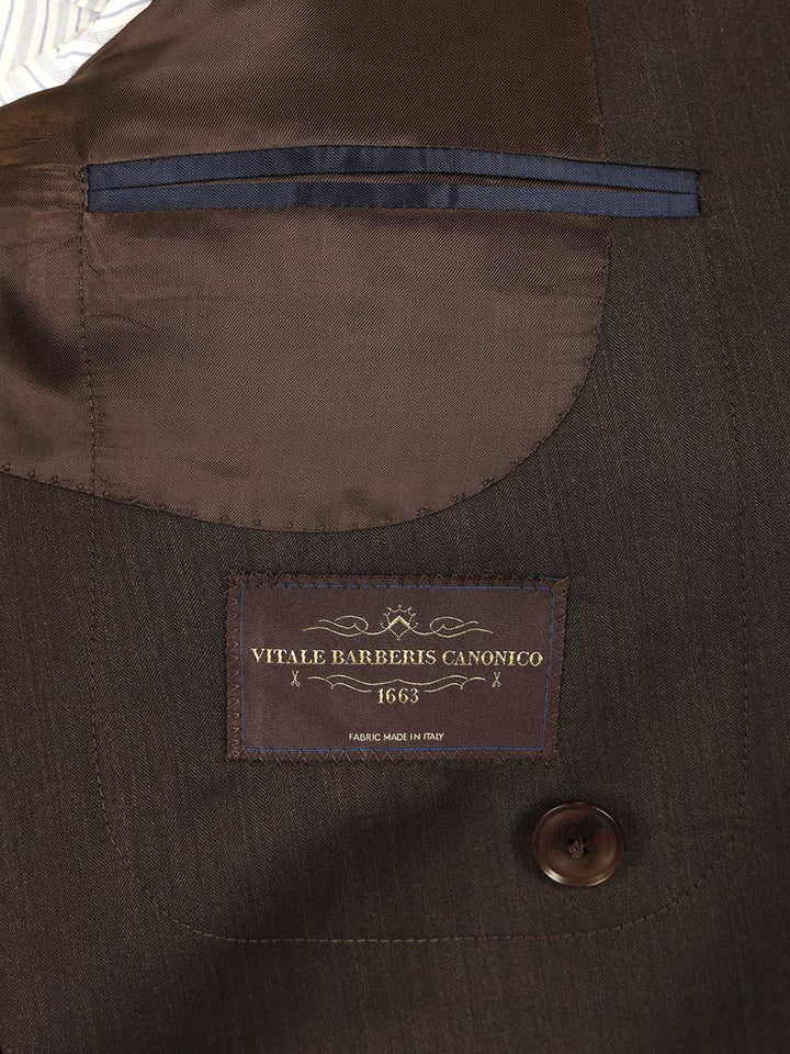 Al Duca D'Aosta Double-Breasted Herringbone Suit Dresses - Brown | c83201e30f9af2562111f45748eaf396327b5428
