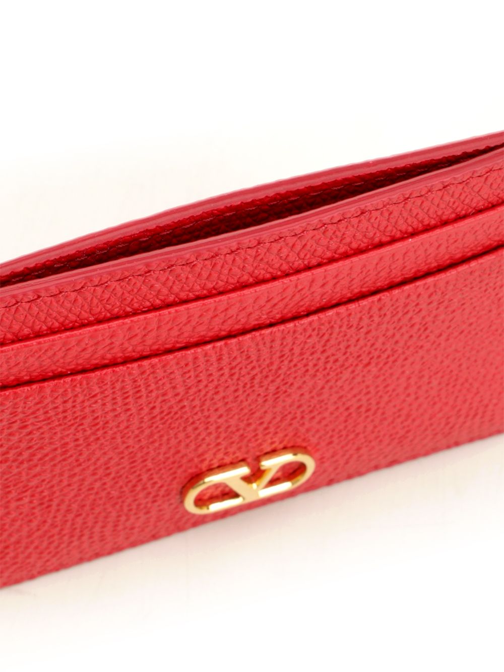 Valentino Garavani Vlogo Signature Card Holder Small leather goods - Red | 08ff135fc77f5537beaa3c4e04a8c3580c06e790