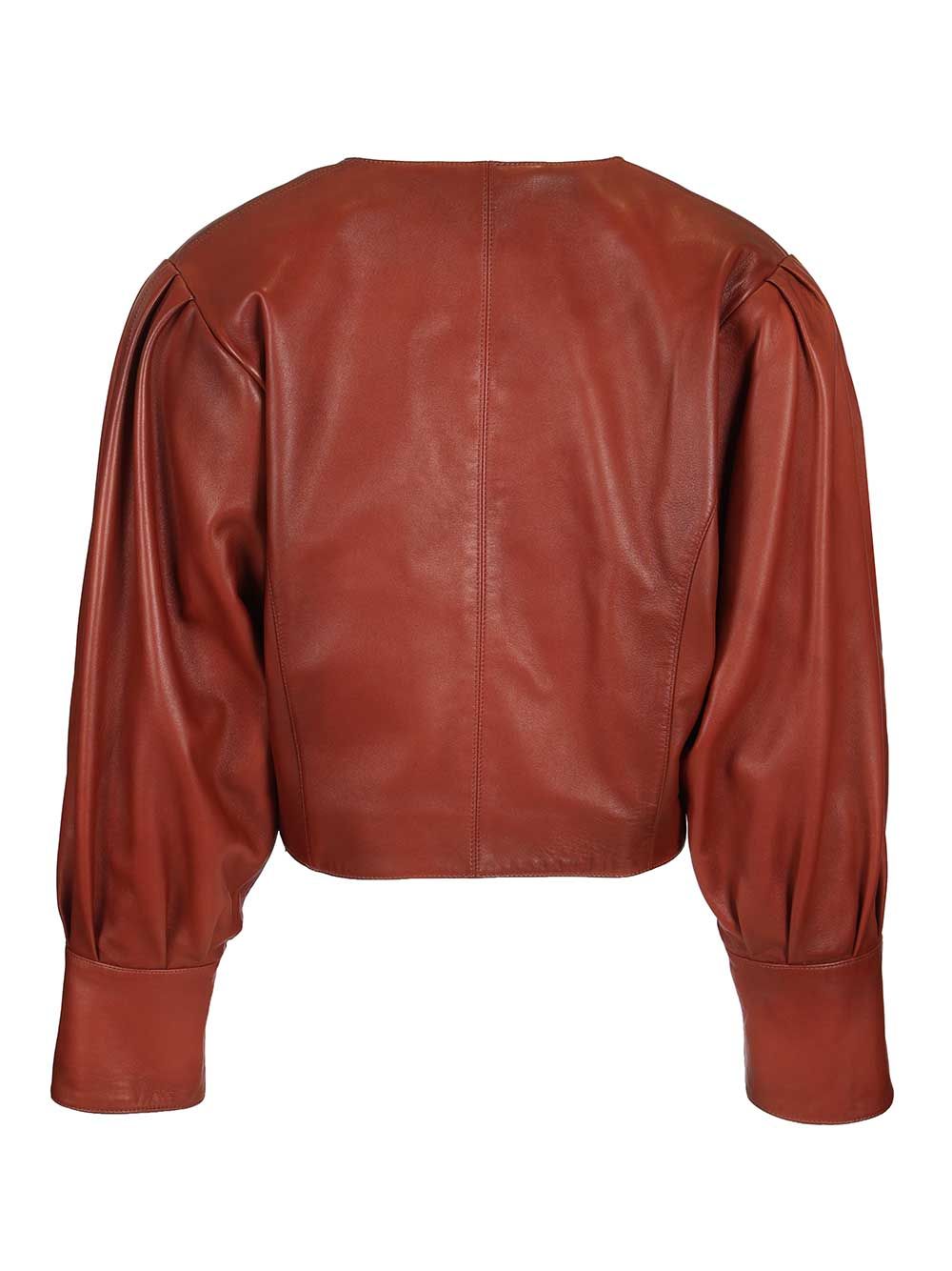 Chloe' Short Jacket Jackets - Bordeaux | 236ba3021019fc89d3368e7196697628515fff02