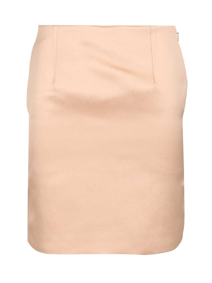 Chloe' Short Pencil Skirt Skirts - Rose | 53248f1db78cbbb2fb5130fb5f3dfe697cd021e8