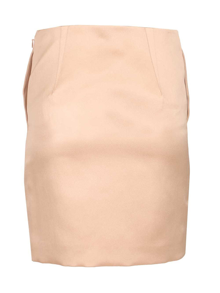 Chloe' Short Pencil Skirt Skirts - Rose | bd26b25053e520e59de1d363bb81e66f01ec7f6d