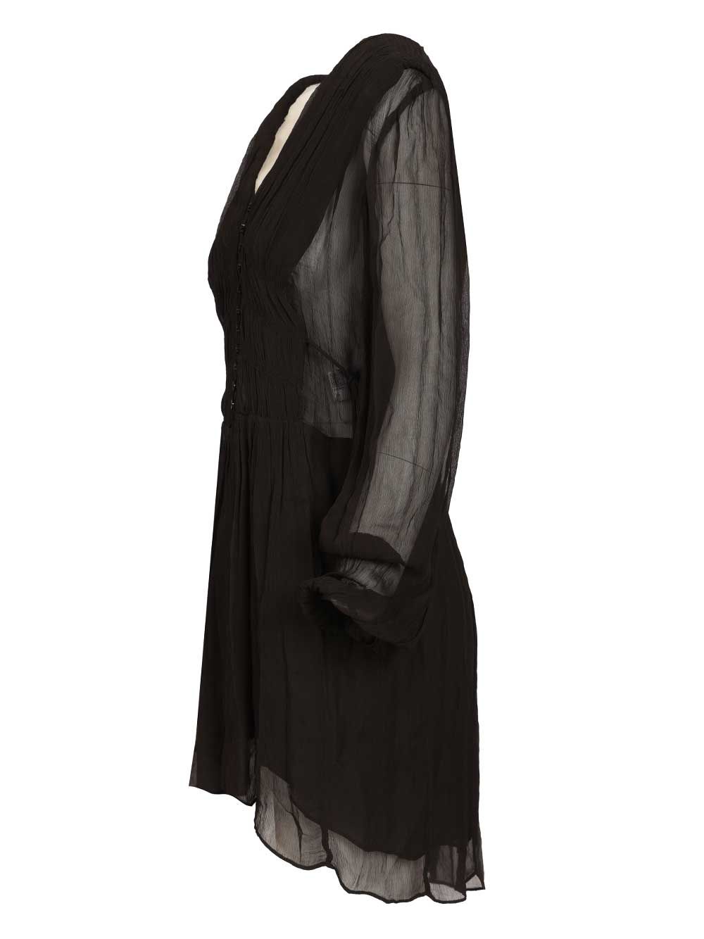 Marant Etoile Loriena Dress Dresses - Black | 648df930dbcd904322e2756cf0b676a97b015096