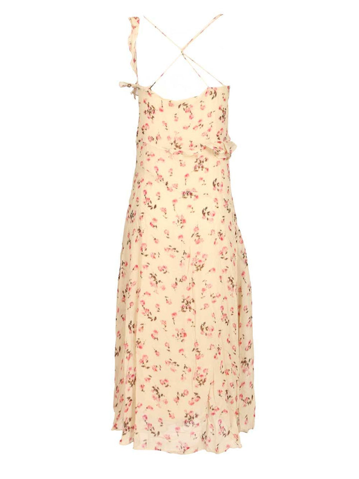 Marant Etoile Luxie Dress Dresses - Beige | 4b569089fc2a08ad376b84e5651a6f5477913855
