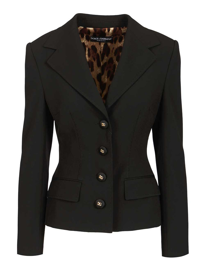 Dolce & Gabbana Wool Blazer Jackets - Black | c6e79f50001106b5a74241362198214c227d283c