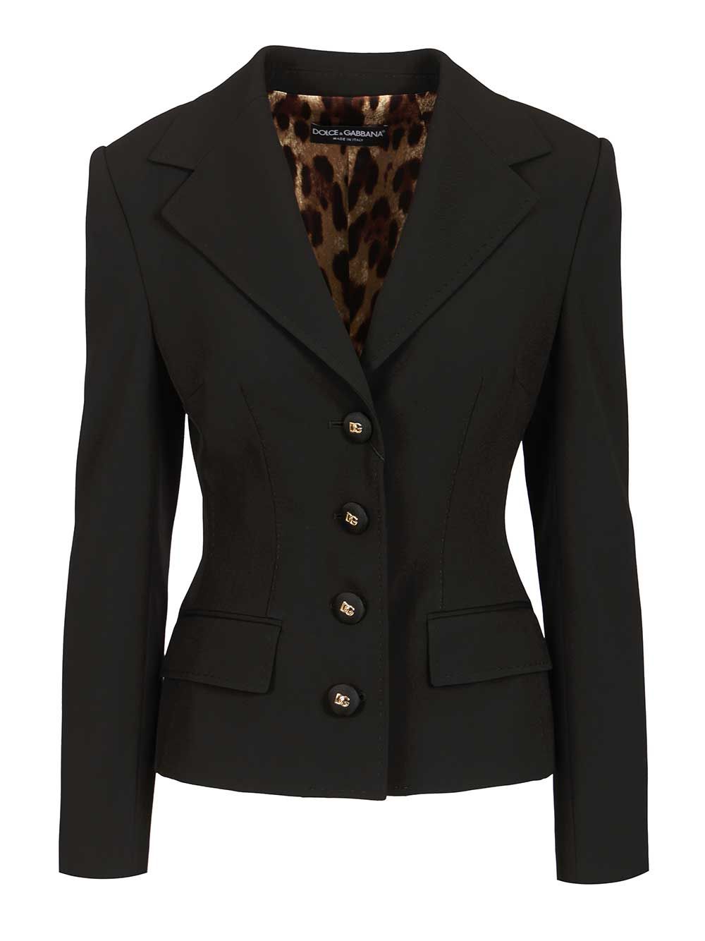 Dolce & Gabbana Wool Blazer Jackets - Black | c6e79f50001106b5a74241362198214c227d283c