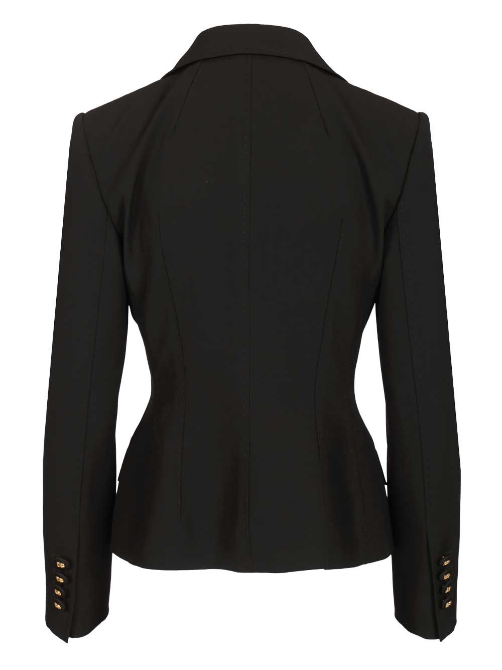 Dolce & Gabbana Wool Blazer Jackets - Black | f70eba458d5bff7192de42cc87b55a1bf2a0f839