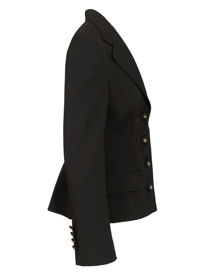 Dolce & Gabbana Wool Blazer Jackets - Black | 7a277254935b36ea12e0284755df3c3498148348