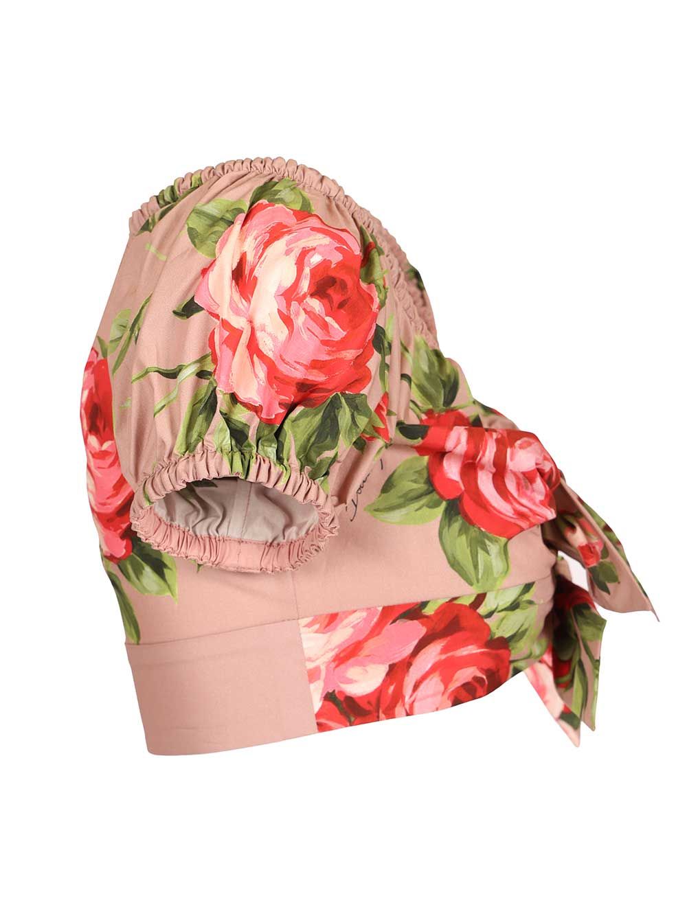 Dolce & Gabbana Rose Bouquet Print Top Tops - Rose | 040e0f6aebd21fc148aa09efe7791cb7b764e46d