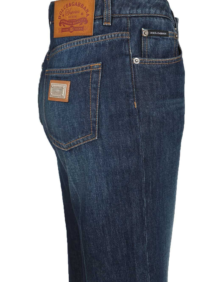 Dolce & Gabbana 5-Pocket Trousers Jeans - Blue | bfb7197f9d8b5018eb828207027d4c25c92cde51