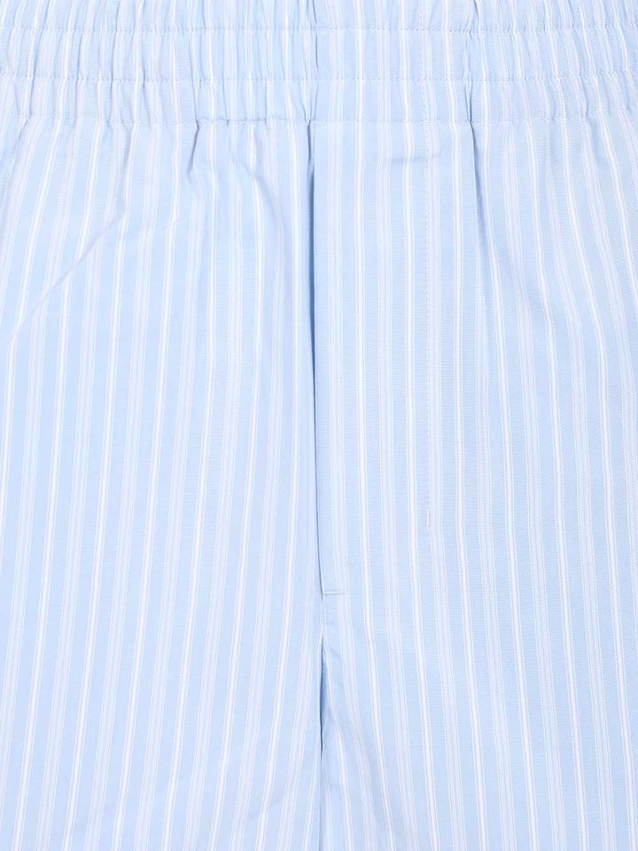Ami Striped Shorts Trousers - Light blue | c752806a47ed2ee60d786f22b949764065afa54d