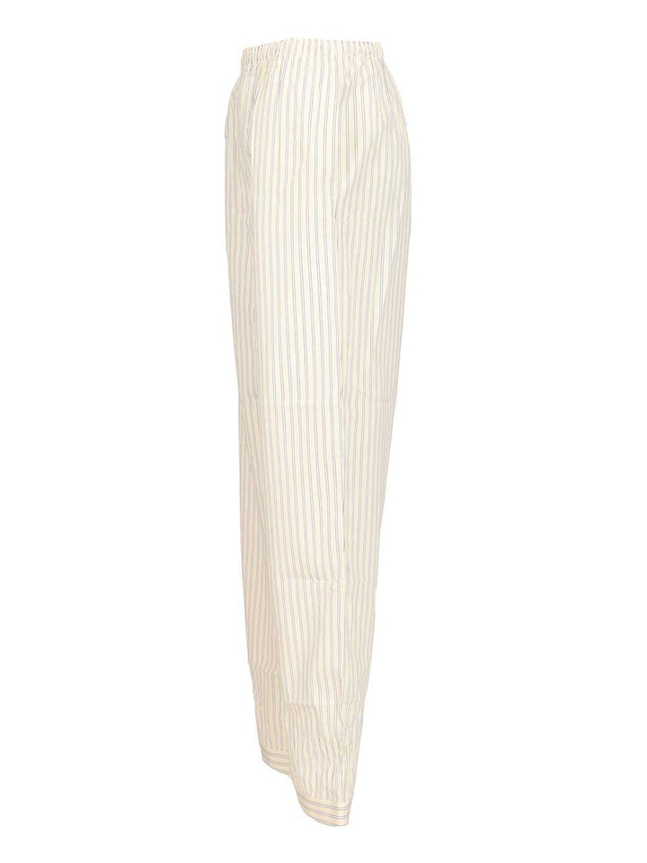 Miu Miu Pyjama Trousers - Beige | 33d474aa66b83459cb1d0437e8b86e234c302575