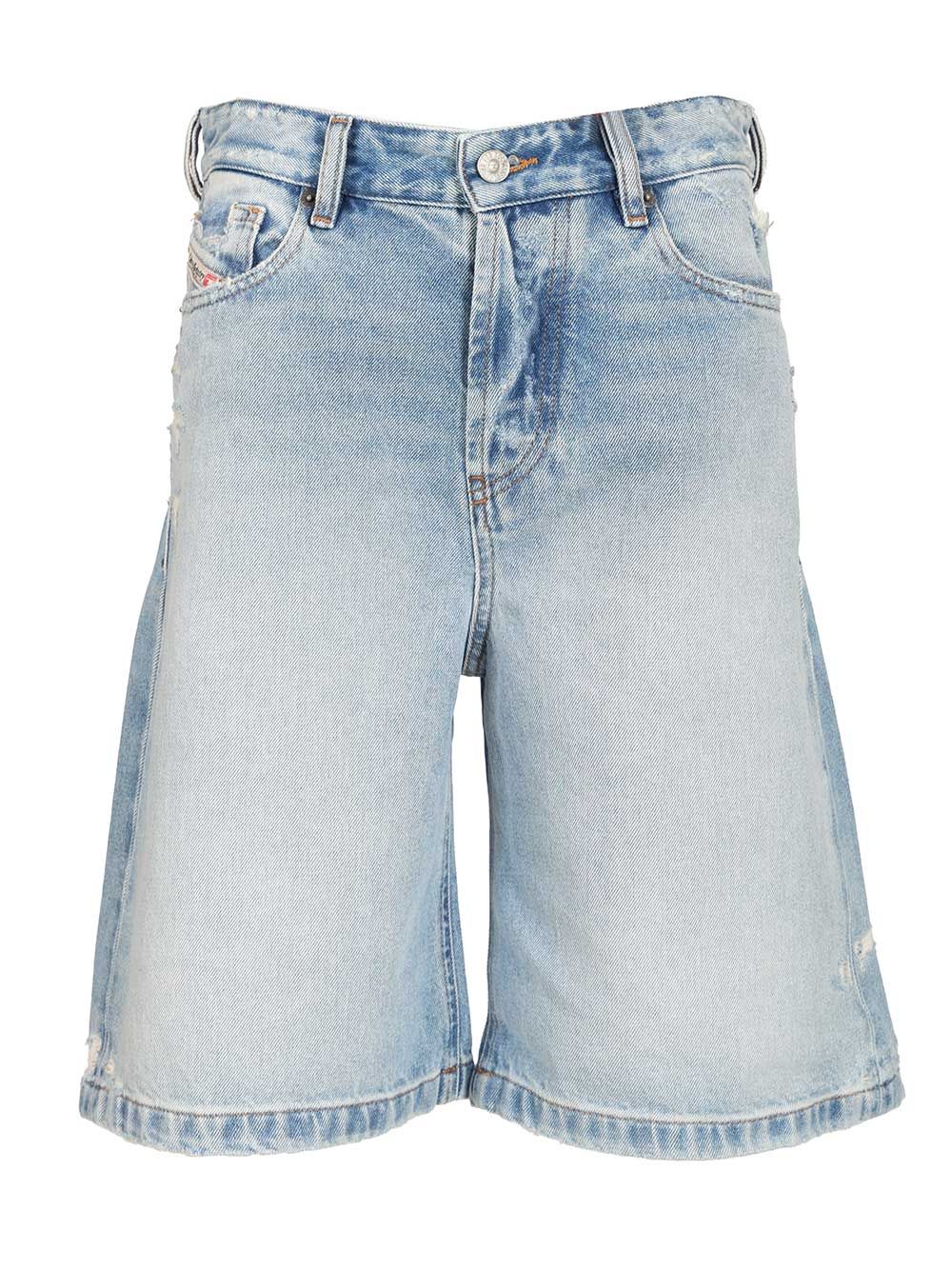 Diesel Regular Denim Shorts Jeans - Light blue | e148579c24b63de2e0e283c64bd6741ca22ffe36