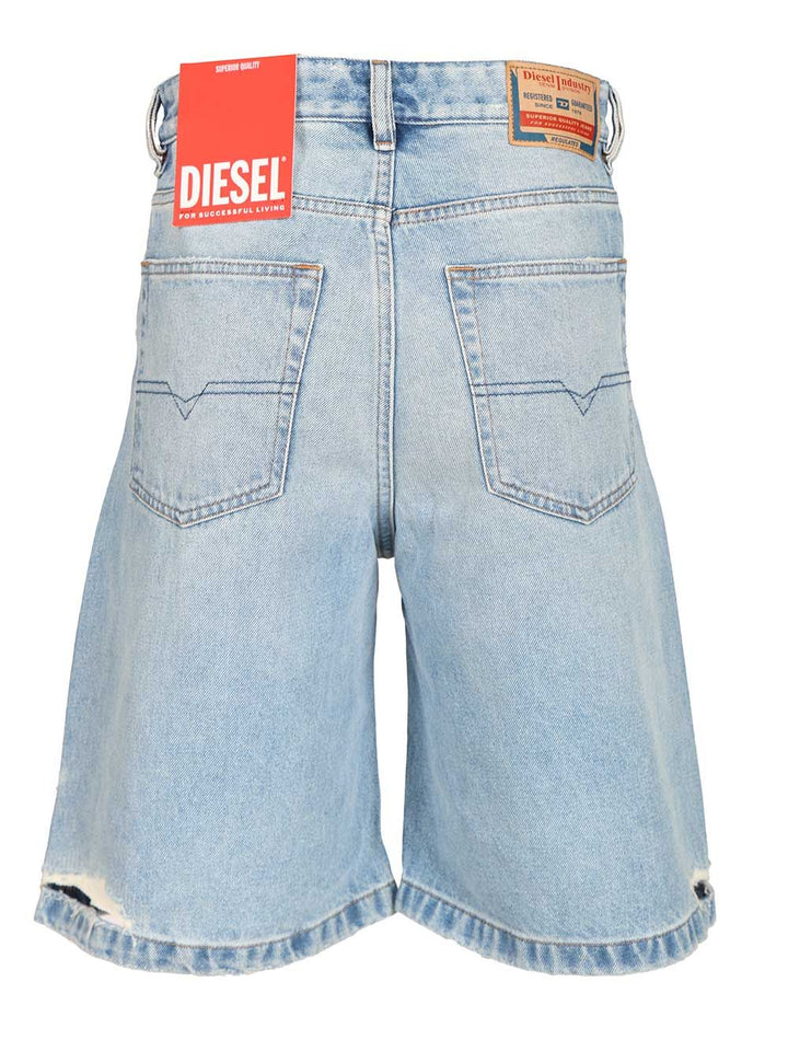 Diesel Regular Denim Shorts Jeans - Light blue | e7f98f20bdde8b07be1e8948857da60d3177bded