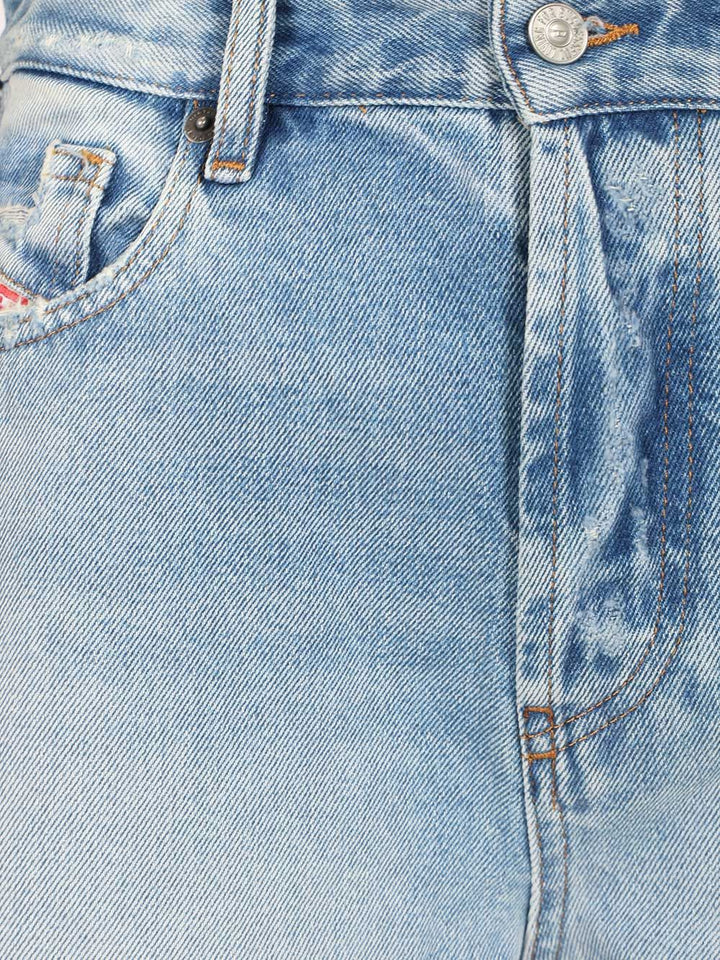 Diesel Regular Denim Shorts Jeans - Light blue | f277bd8a14e7d6d02028a58425302489625070a6