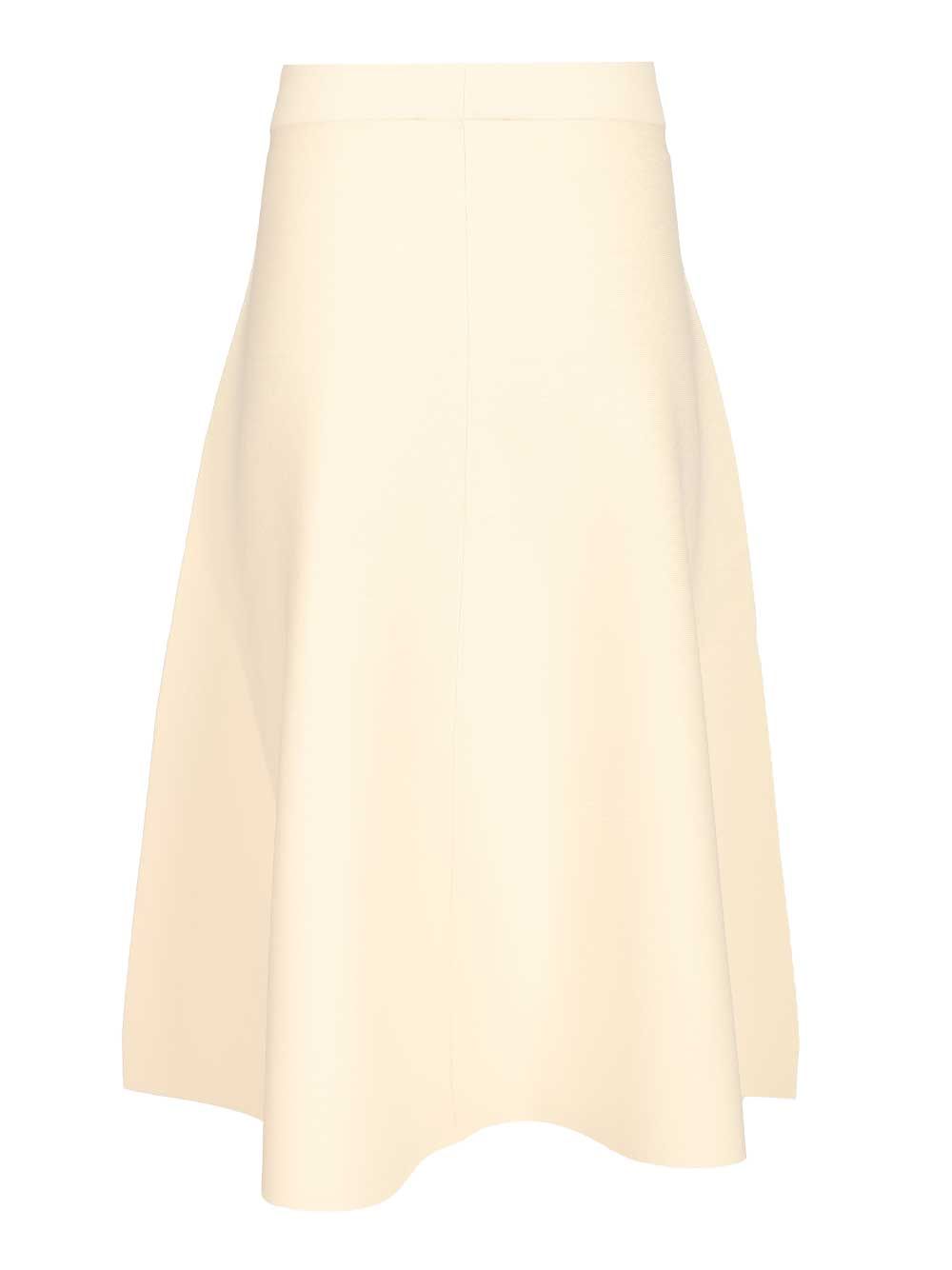Max Mara Midi Skirt T-Shirt - White | aec07818bb4c06ac80ea5f08b0479a93d0621ea9