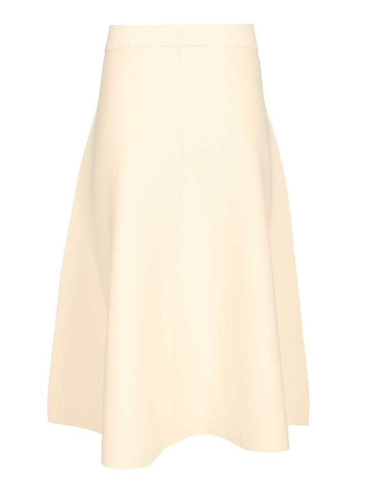 Max Mara Midi Skirt T-Shirt - White | aec07818bb4c06ac80ea5f08b0479a93d0621ea9