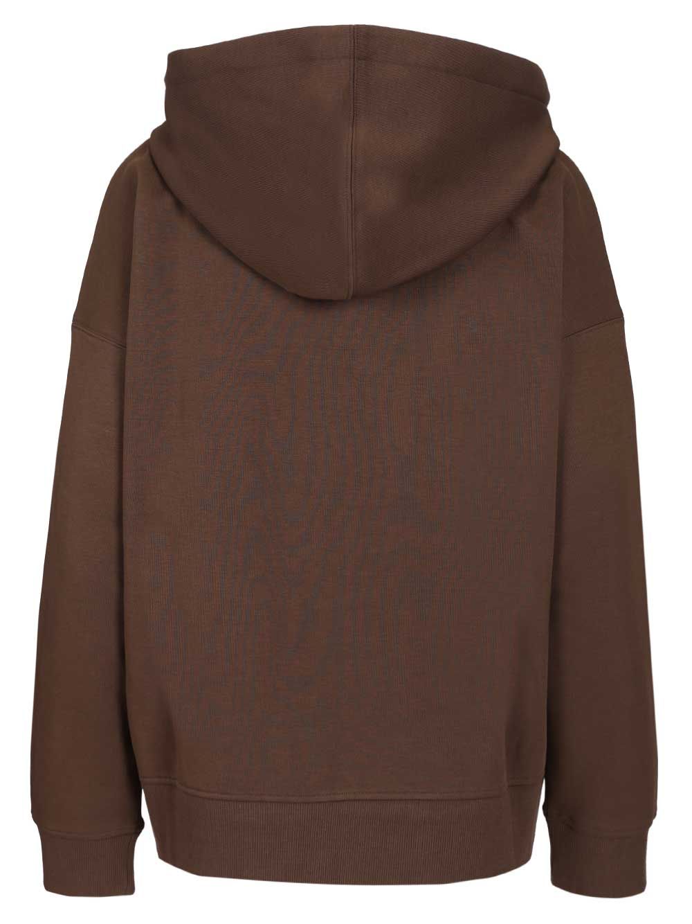 'S Max Mara Technical Jersey Zip-Up Sweatshirt Sweatshirts - Brown | 5cba95ad48f994289e49bfe573d11203330f00e9
