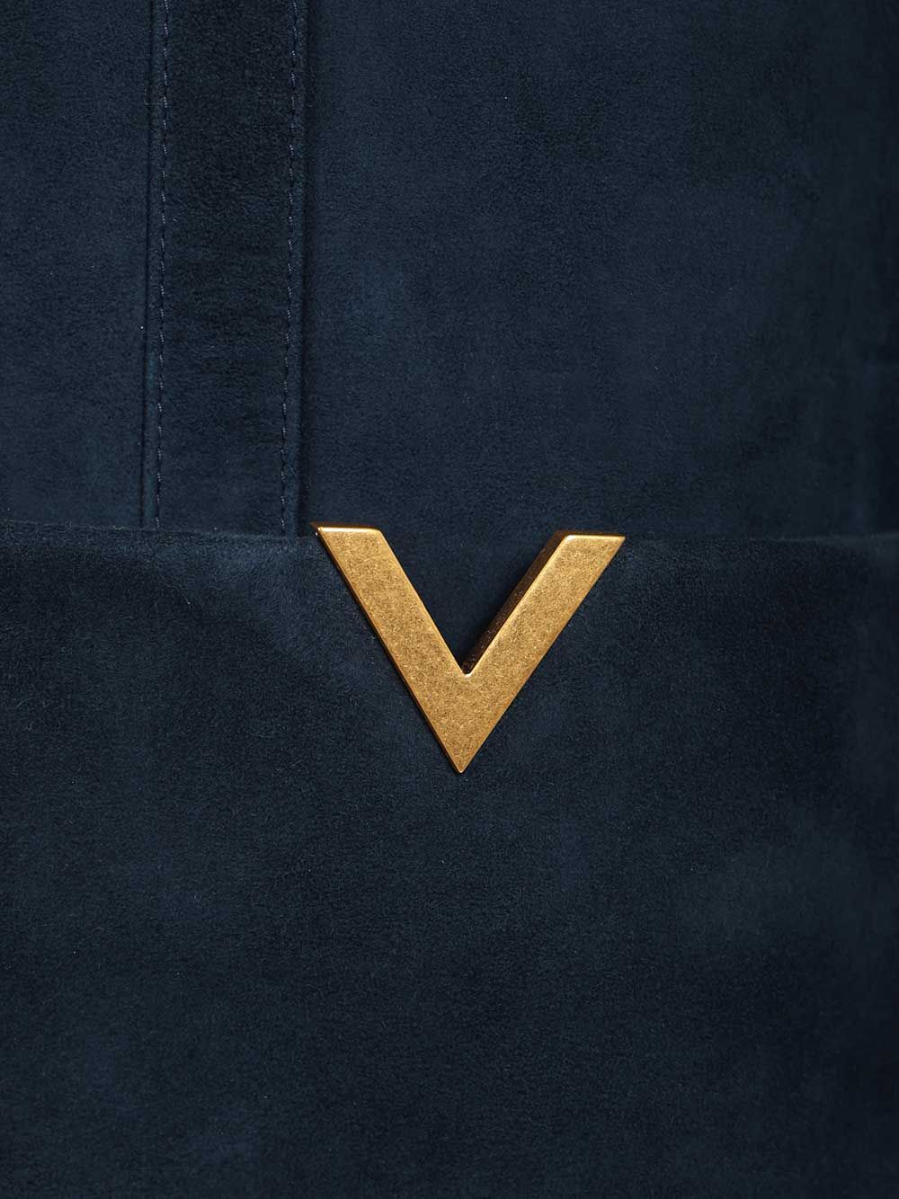 Valentino Garavani Suede Caban Jackets - Blue | d9f848f2cb89e768241ecc94c9c8cd8c1b0d5609