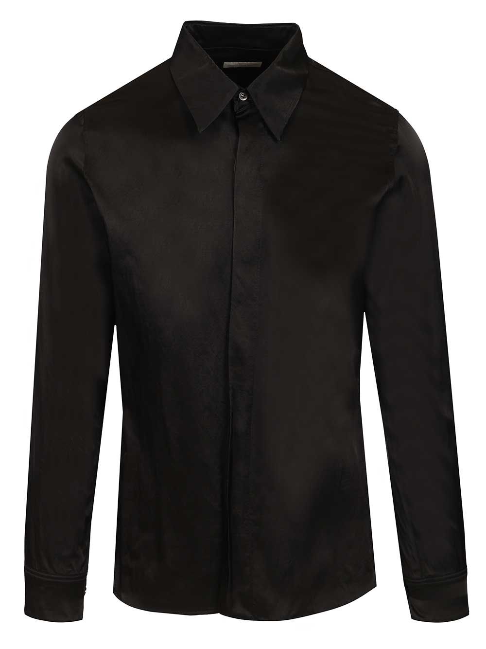 Dries Van Noten Classic Shirt Shirts - Black | 844cffbacf63371e83f841aa09ff49a72b427d57