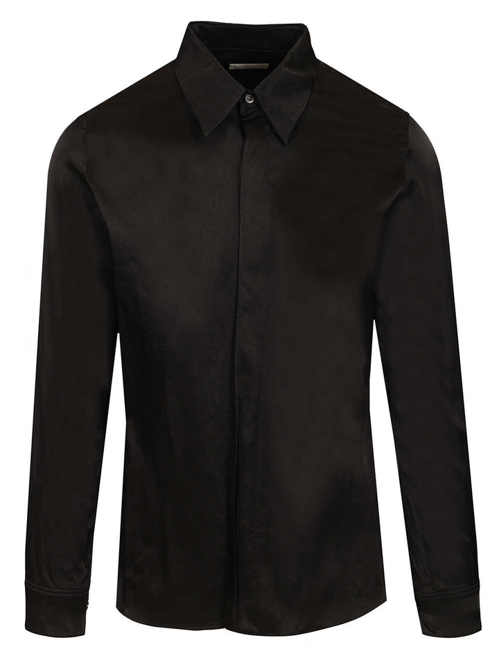 Dries Van Noten Classic Shirt Shirts - Black | 844cffbacf63371e83f841aa09ff49a72b427d57