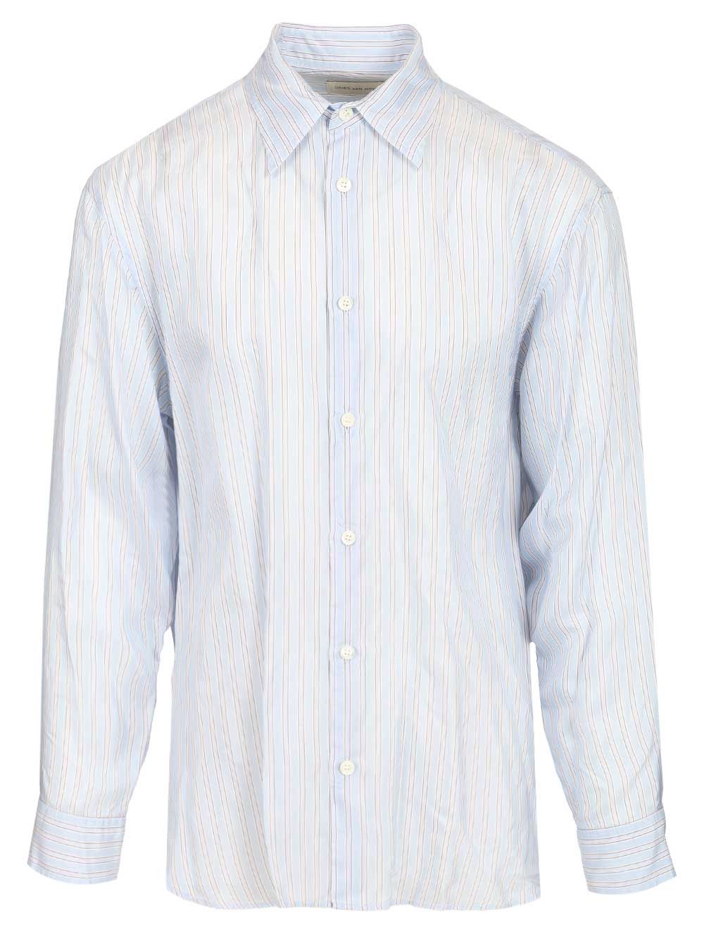 Dries Van Noten Croom Shirt Shirts - Light blue | 7286814cf9bdf4329323940788e50f8fda1c3302