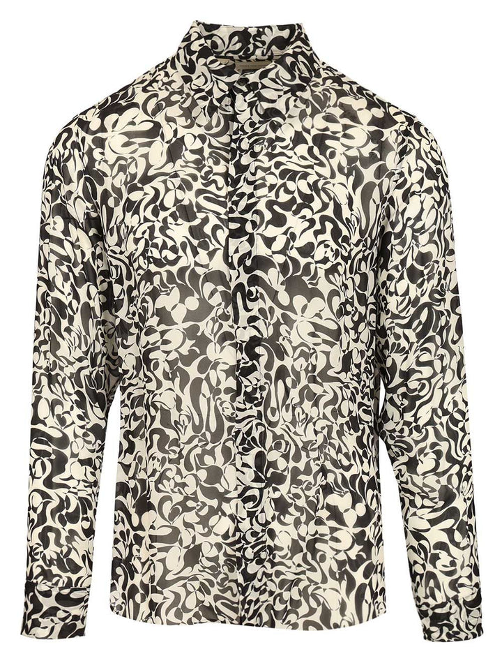 Dries Van Noten Carvies Viscose Shirt Shirts - Black | 70a668fa5a2db21e9952a80794bf6a47d21cebde