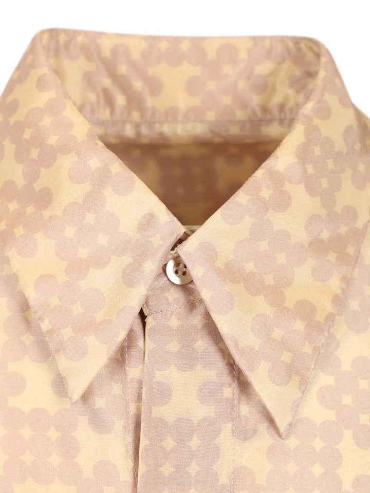 Dries Van Noten Carvies Silk Shirt Shirts - Rose | d9a8b687a57d4210af249b4186c0c6fa6b42eebd