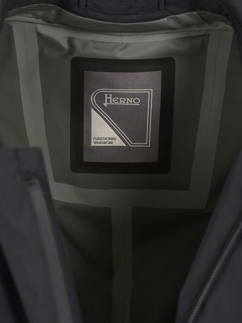 Herno Rain Coats - Blue | 5eee0c2a016c598156136efabb59d997e35175d4