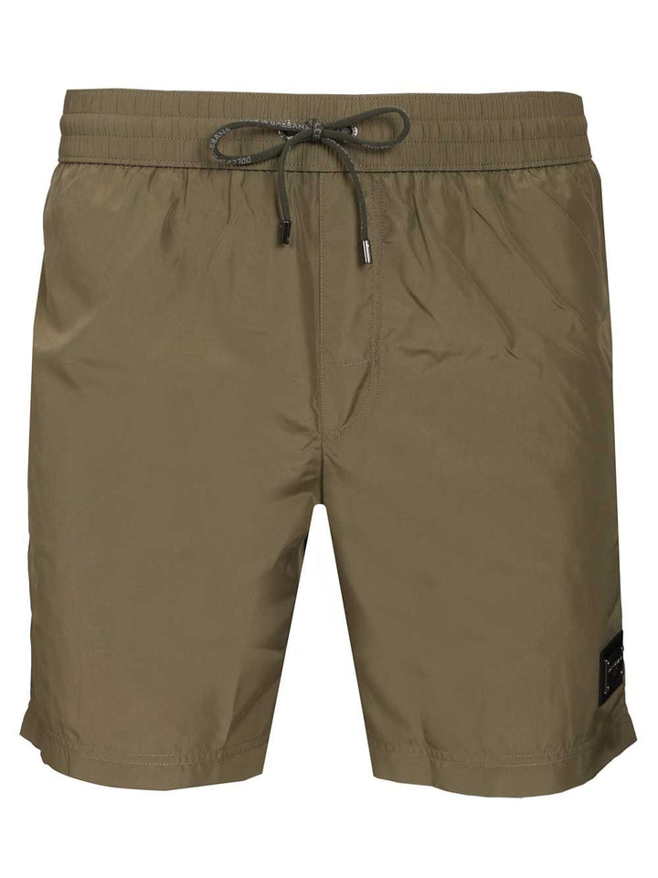Dolce & Gabbana Nylon Shorts Swimwear - Grey | 0105d8e52feeddc54891a715b16434f3f4b5944f