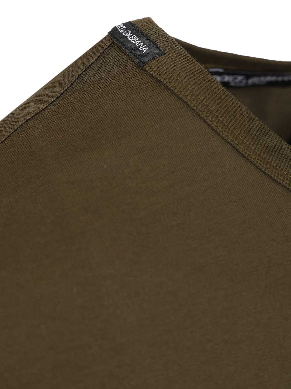 Dolce & Gabbana Cotton T-Shirt - Brown | 13bc51e7ec156df1011ebe3b67b03d0b2a33985d