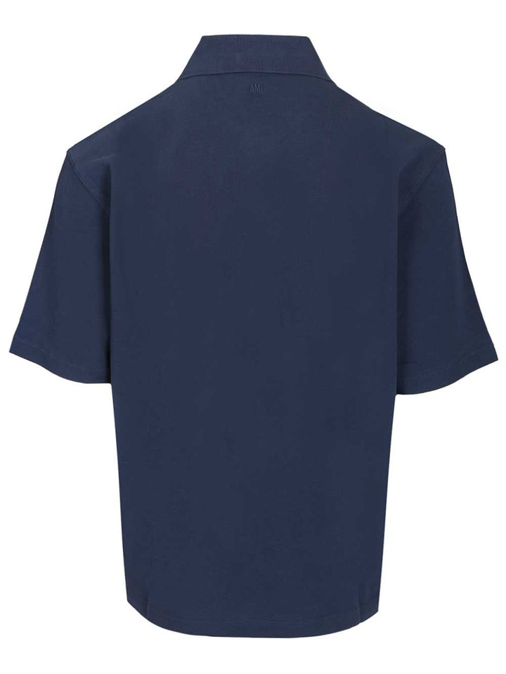 Ami Ami De Coeur Polo shirt - Blue | 406603d9f88cf98ea96772b8596d4f84e44b3683