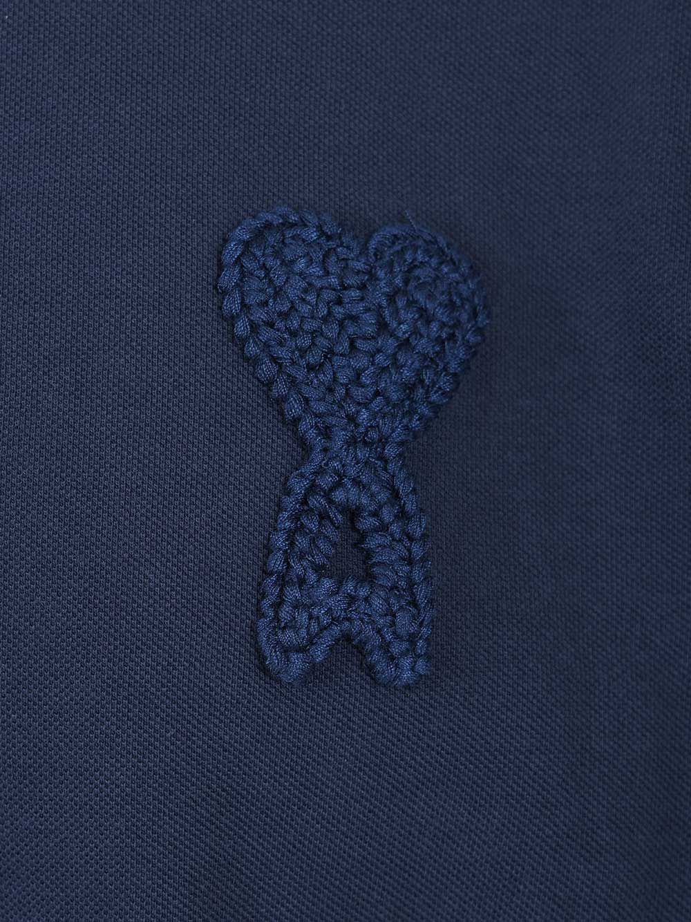 Ami Ami De Coeur Polo shirt - Blue | 0762223e80ec4b0926f68302fc74cffbe69cb9bd