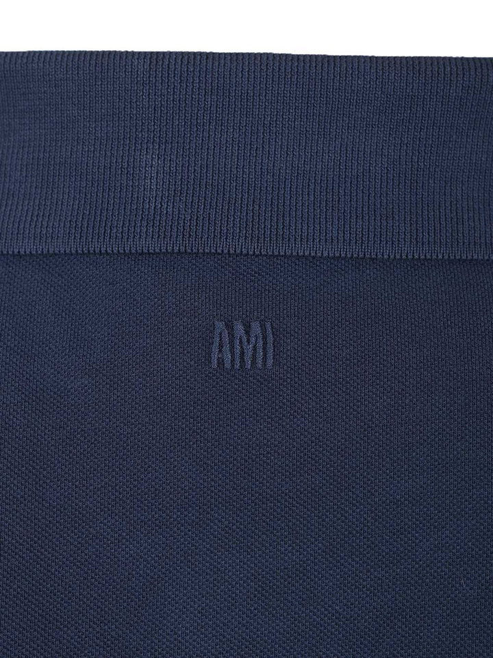 Ami Ami De Coeur Polo shirt - Blue | f01780459e40411591e718b331145fdc9961d6f9