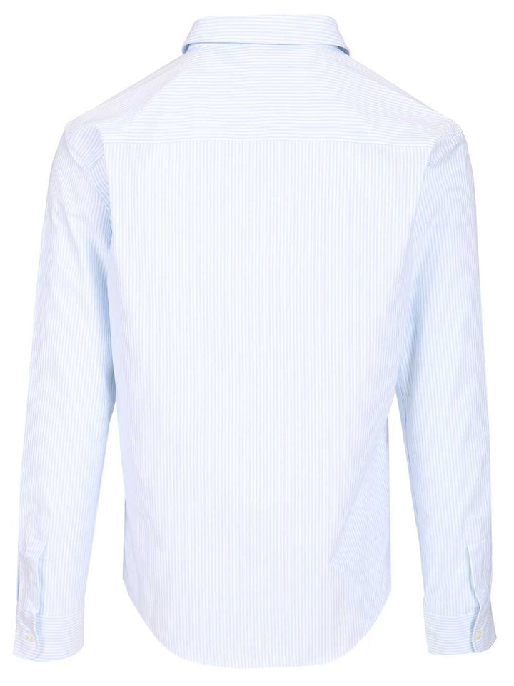 Ami Classic Striped Shirt Shirts - Light blue | 4efede0fe224984cadc778979f84feb2863afef2