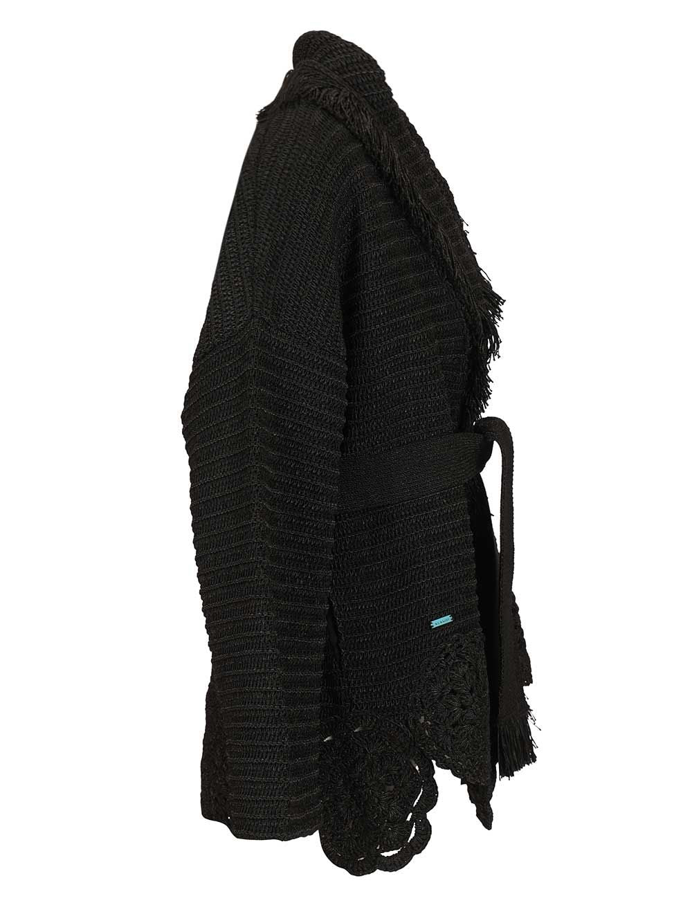 Alanui Island Memories Knitwear - Black | 218b4514202786b4dc5fe8107d60f3fe51319fa4